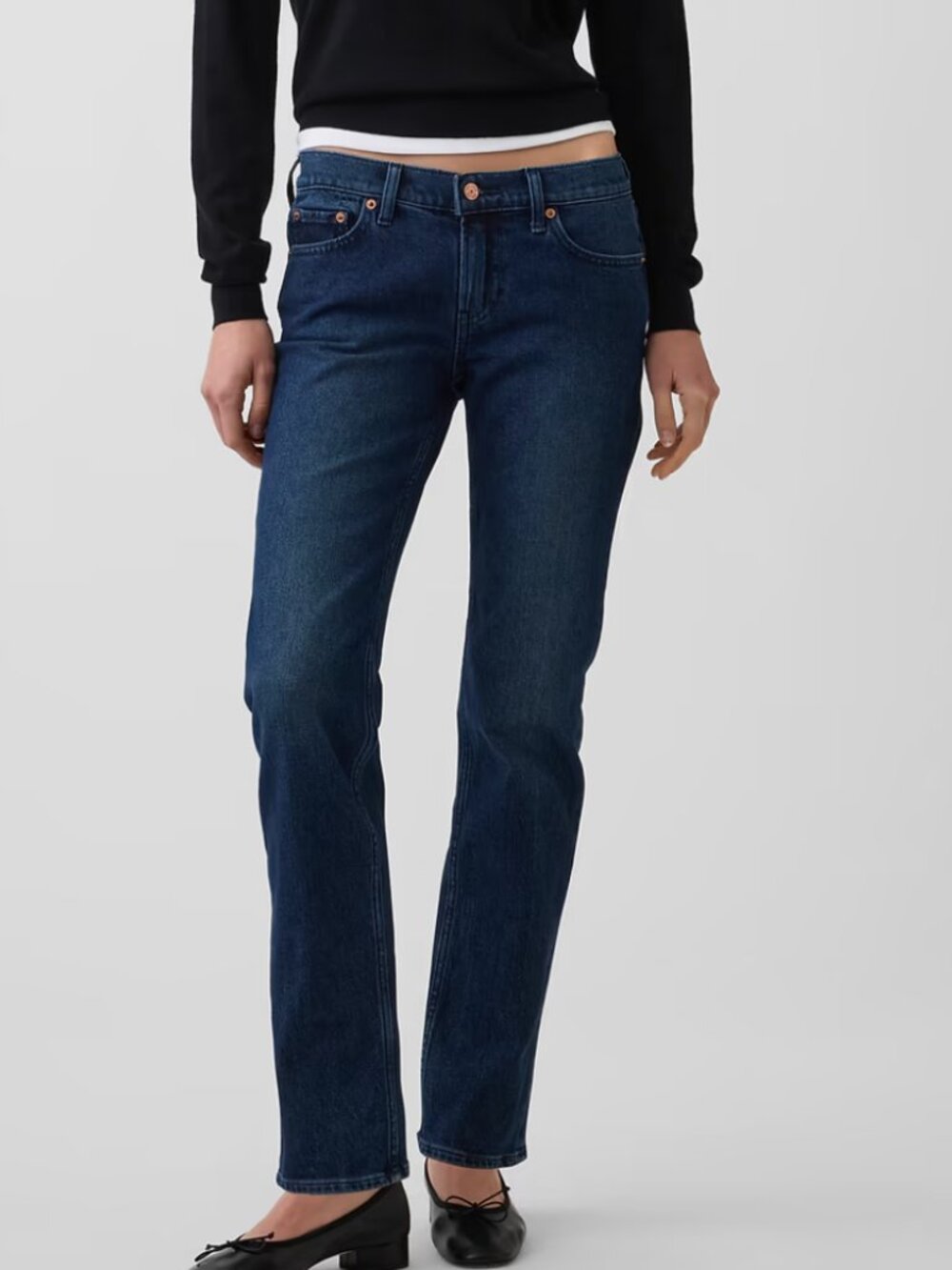 Gap Low Rise ’90s Slim Straight Jeans Size 27 / 4 Tall Dark Indigo